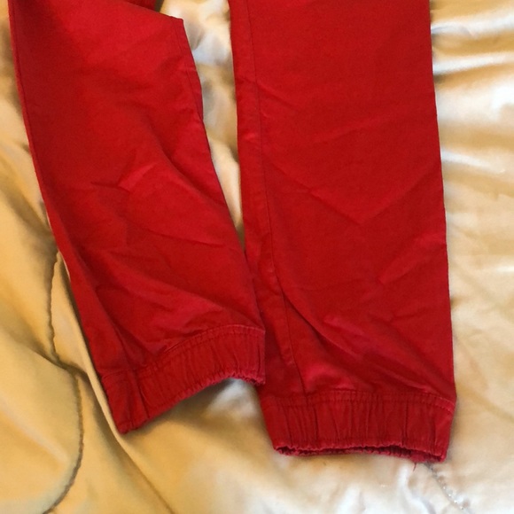 Great condition. Forever 21 red Joggers - Picture 2 of 5